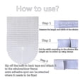thumbnail image 3 of Garayma 1pcs Ripple Shape Temporary Light Filtering Paper Shades for Windows Cordless No Drill Self Adhesive Pleated Paper Blinds Free Cut Size 50% Light Filtering Shades, 3 of 13