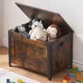 thumbnail image 4 of EDTara Farmhouse Style Storage Chest, 23.6 Inch Wooden Bench With Safety Hinge for Bedroom or Entryway, 4 of 9