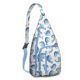 thumbnail image 1 of Ocean Predator Print Crossbody Pack - Great White Shark Hunting Pose Design, 1 of 4