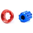thumbnail image 4 of Redempat RISK Stable Bottom Bracket Bolts Aluminum Alloy Rustproof Chainwheel Cranks Cover Lid Crankset Fixing Screw Outdoor Red Crank Cover/ Tool 5Set, 4 of 6