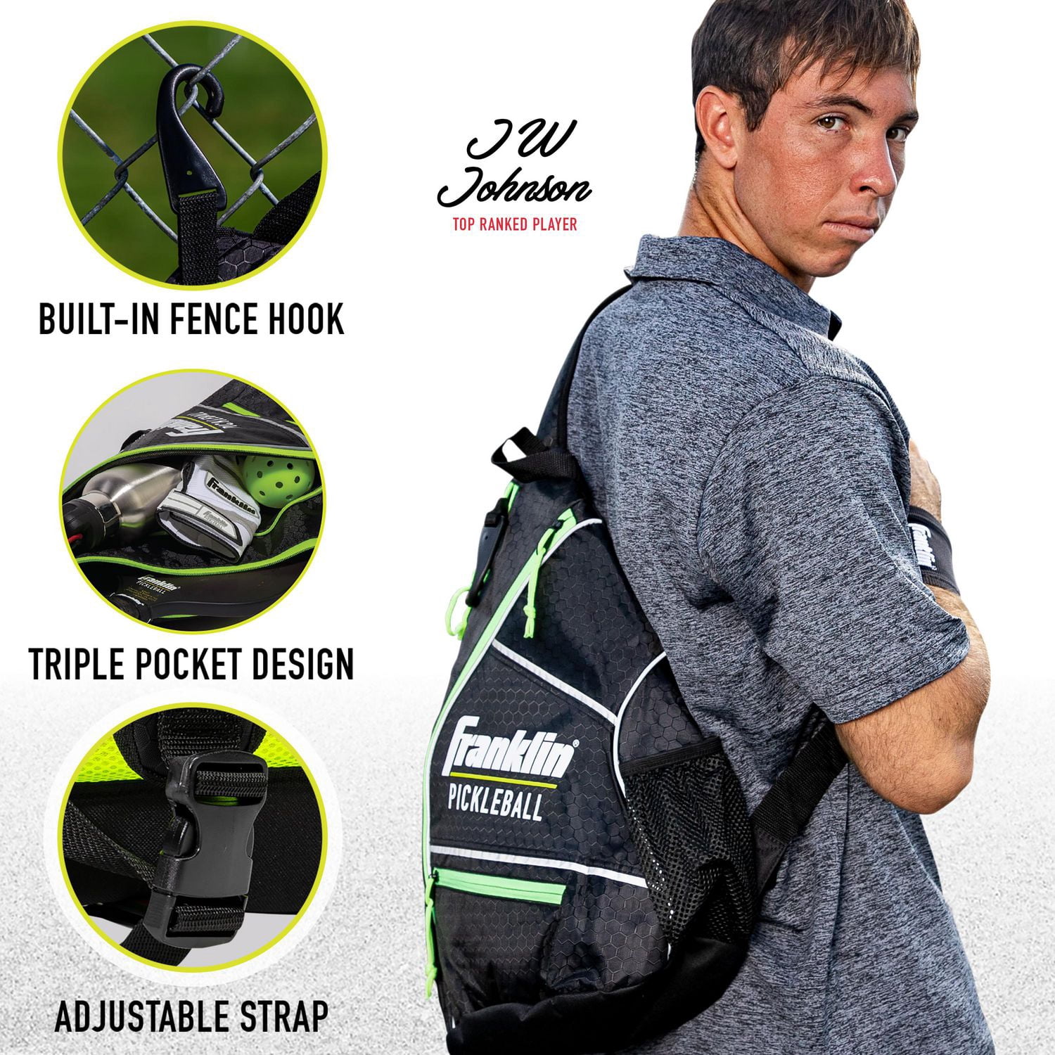 Sac à bandoulière Franklin Sports Pickleball