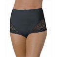 thumbnail image 1 of Hanes X054 Bali Moderate Control Lace Leg Brief 2-Pack 2XL 2 Black, 1 of 4