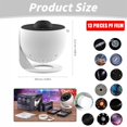 thumbnail image 3 of Planetarium Projector For Bedroom 13in1 Star Projector Light Night Light With Timer LED Lamp Room Decor For Adults Kids, 3 of 9
