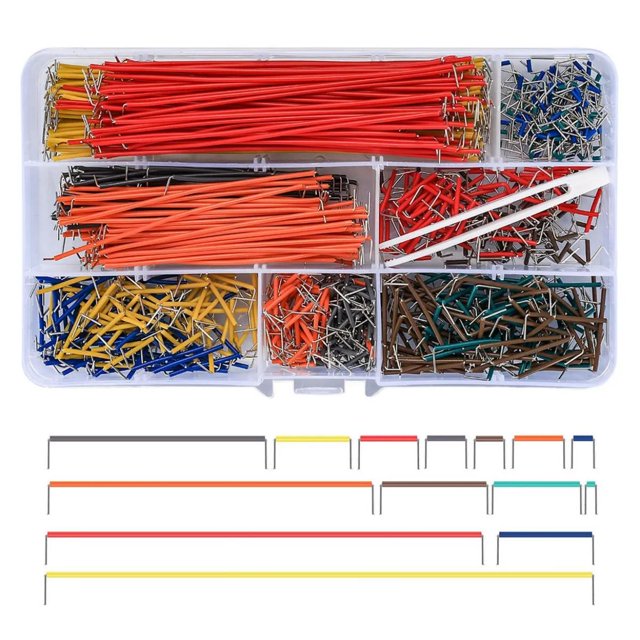"Premium 1680-Piece Breadboard Jumper Wire Kit - 14 Lengths (2mm to 125mm) with Color Coding for Easy Circuit Prototyping"
"Complete Breadboard Wire Set - 1680 High-Quality Jumper Cables in 14