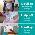 thumbnail image 4 of Pampers Diapers - Swaddlers 360° - Size 4, up to 100% Leakproof Comfy Dry Fit, EZ Off Tabs Designed for Easy Changes, Pull On Diaper, 4 of 18