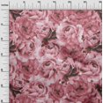 thumbnail image 3 of oneOone Velvet Pink Fabric Floral Craft Projects Decor Fabric Printed By The Yard 58 Inch Wide, 3 of 4