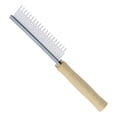 thumbnail image 2 of Wooden Stainless Steel Range Comb Pet Comb Wooden Handle One Range Comb Double RangeComb High Low Tooth Comb Cats Comb Glossy Hair Comb, 2 of 6