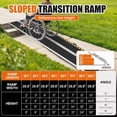 thumbnail image 4 of 7FT Folding Wheelchair Ramp 800LBS Aluminum Portable Non-Slip Ramp for Stairs Cars Doorways Scooters and Home Mobility Access, 4 of 8