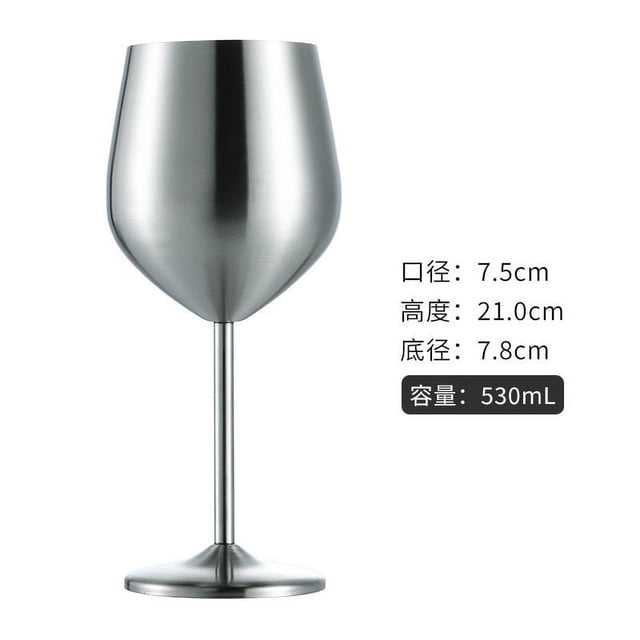 Verres à Vin d'Extérieur Verres à Vin en Acier Inoxydable Verres à Vin Modernes