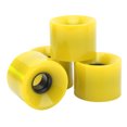 thumbnail image 4 of Roues de Planche à Roulettes, Matériau PU Haute Résistance Résistant à l'Usure Roue de Planche de Surf Stabilité Pièces de Rechange pour Rampe Trottoir Route en Ciment Noir,Jaune,Bleu,Rouge, 4 of 7