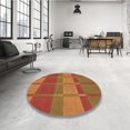 thumbnail image 4 of Ahgly Company Tapis Rectangulaire Orange Lavable en Machine, 5 Pieds x 7 Pieds, 4 of 7