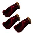 thumbnail image 1 of Abbracc Housse de Pédale de Piano en Peluche 3 Pcs, Protège-Pied, Coussinet Rouge, 1 of 8