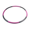 thumbnail image 3 of PRCTZ Weighted Hula Hoop, 2.5 lb Exercise Hula Hoops for Adults, 8 Detachable Sections, Pink & Gray, 3 of 13