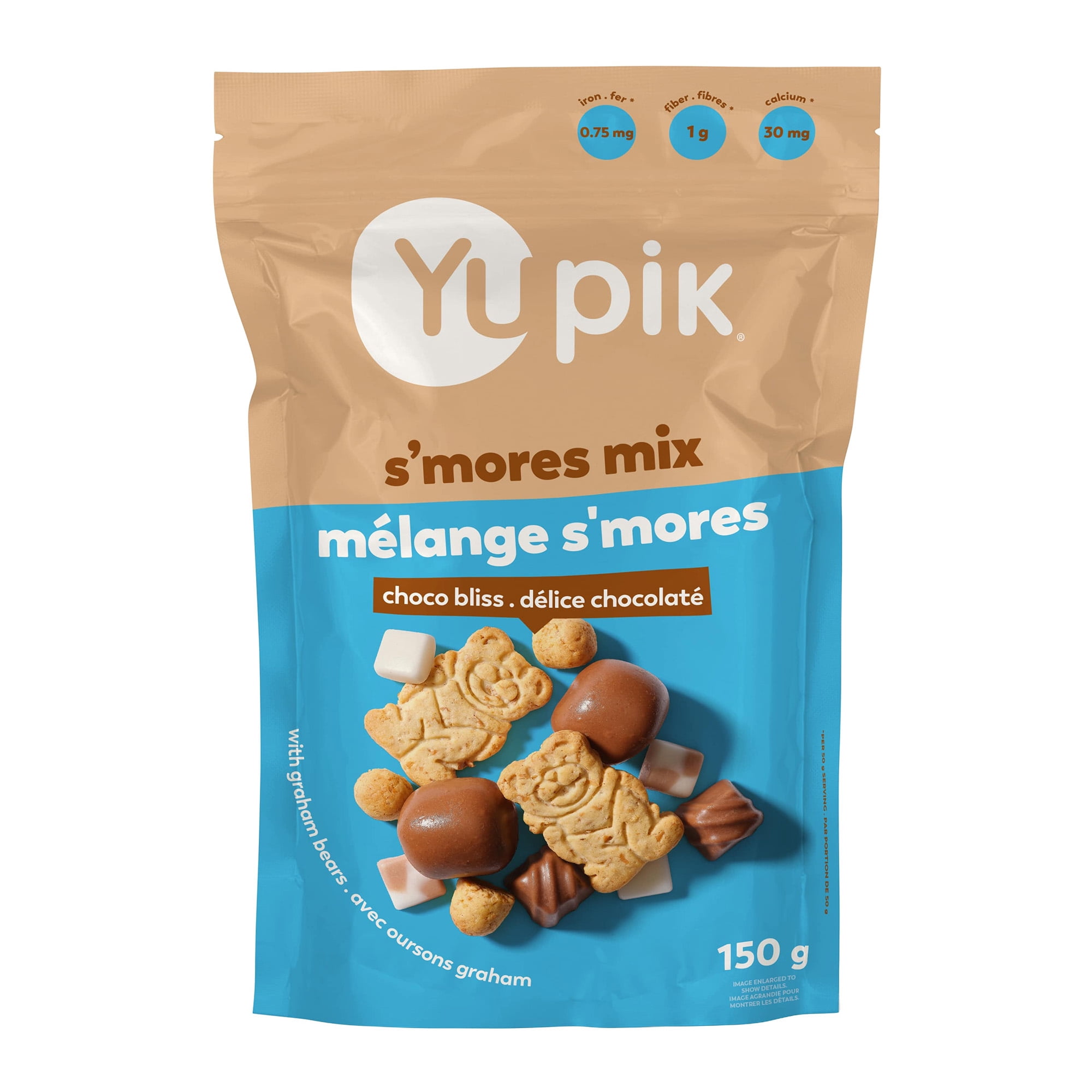 Yupik S'Mores Mix, 150 g, Chocolatey Delight, Blend of Marshmallows, Chocolate Chunks & Crunchy Graham Bear Crackers, Sweet Snack, Campfire Treat, Party Snack