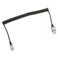 thumbnail image 1 of High Definition Multimedia Interface Extension Cable, 18 Gbps 4K 60Hz Wear Resistant Stretchable Mciro HD Multimedia Interface Spring Adapter Cable  For Cameras HD Male To Cable, 1 of 8