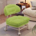 thumbnail image 2 of Chaise Universelle Verte Verte à Dossier Pivotant avec Roues Tabouret en Plastique pour Bureau à Domicile Solution d'Assise Compacte et Portable #GR9D9, 2 of 6
