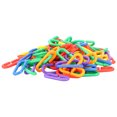 thumbnail image 1 of Educational Chain Toy, Chain Links Bird Toy Bird Biting Toy Plastic No  Edges 100 Pieces  For  Bird Toy For Cage, 1 of 8