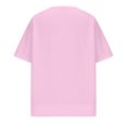 thumbnail image 3 of Plebaso T-shirts Surdimensionnés pour Garçons Filles Manches Courtes Décontractés T-Shirts Unis Enfants Col Rond Hauts Légers, 3 of 5