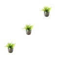 thumbnail image 2 of Decodeary Green Eco-friendly Artificial Money Tree In Pot Long-lasting Durability Realistic Appearance white rose 3Set, 2 of 6