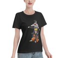 thumbnail image 2 of T-Shirt Basique à Manches Courtes pour Femmes Naruto Naruto Sasuke, 2 of 6