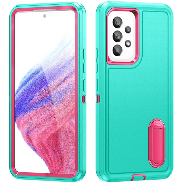 for Samsung Galaxy A53 5G Case, Samsung Galaxy A53 5G Phone Case with Built in Kickstand, Shockproof/Dustproof/Drop Proof Heavy Duty Military-Grade Rugged Protective Cover for Samsung Galaxy A53 5G