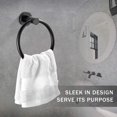 thumbnail image 3 of Towel Ring for Bathroom 304 Stainless Steel Rust Proof Black, 3 of 5