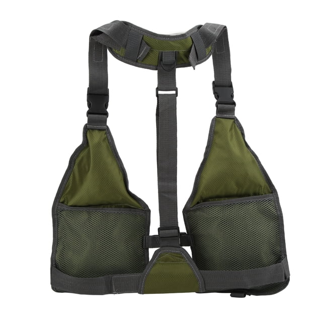 Fishing Vest, Lightweight Design Durable Practical Abrasion Resistant Fishing Protective Vest Breathability For Outdoor Activities For Fishing Green,Gray