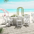 thumbnail image 4 of Costway Lot de 20 Chaises Pliantes en Résine avec Siège Rembourré Cadre en Résine Toutes Saisons pour Patio, 4 of 8