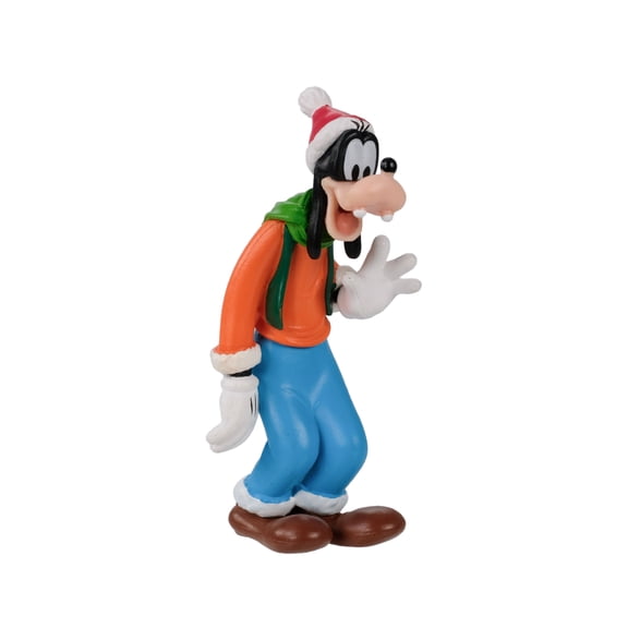 Figurine de village de Noël Disney Goofy, multicolore, 2,75 po