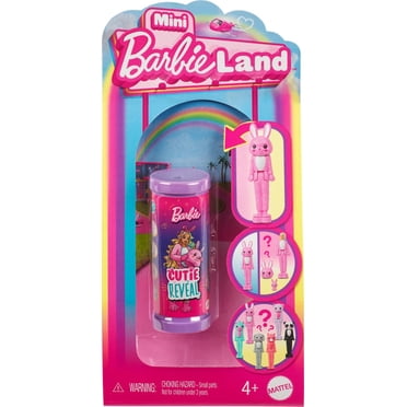 ​Barbie Mini BarbieLand Cutie Reveal Doll & Pet, Color Dream Series 1.5-inch Mini Doll, Unboxing with Removable Animal Costume Head (Styles May Vary)