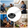 thumbnail image 1 of Backpacking Pan Nonstick Frying Skillet Camping Cookware With Foldable Handle For Outdoor Travel Hiking Picnic Dorm Kitchen Oven Stoves Home Cooking, 1 of 3