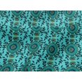 thumbnail image 4 of oneOone Viscose Jersey Fabric Leaves & Floral Block Decor Fabric Printed BTY 60 Inch Wide, 4 of 5