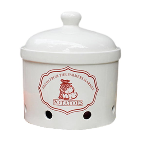 Lipstore Potato Storage Canister Potato Basket for Pantry Simple Storage Tin Preservation