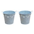 thumbnail image 1 of 2 Pcs Petit Seau Design Marguerite Conteneur de Fleurs Rétro Maison Vase à Fleurs, 1 of 9