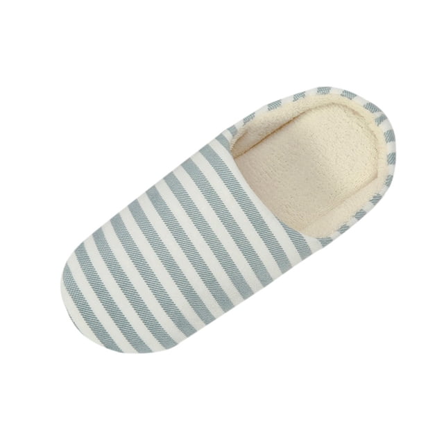 Chaussons Chauds d'Intérieur pour Femmes Chaussons pour Femmes Ballerines Chaussures pour Femmes Rayées Chaussures Confortables Chaussons pour Femmes Chaussons d'Intérieur pour Femmes Chaussons Bottes pour l'Hiver Confort - Femmes