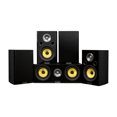 thumbnail image 1 of Fluance Signature HiFi Compact Surround Sound Home Theater 5.0 Channel Speaker System including 2-Way Bookshelf, Center Channel and Rear Surround Speakers - Black Ash (HF50BC), 1 of 6