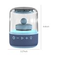 thumbnail image 3 of Portable Bluetooth Speakers with Subwoofer Transparent Colorful Light Effect Luminous Bluetooth Speaker Wireless Glazed Computer Audio Desktop Ornaments Ambient Light Audio, 3 of 6