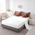 thumbnail image 3 of YST Autumn Pumpkin Bedding Sets 7-Piece Halloween Theme Comforter Set, King, 3 of 4