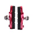thumbnail image 2 of 2 Pcs Supports Durables de Frein de Vélo, Plaquettes, Chaussures, Blocs, Outils, Accessoires d'Extérieur, Rouge, 2 of 7