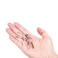 thumbnail image 4 of Metal Wire Puzzle 8Pcs/Set Metal Wire IQ Mind Brain Teaser Educational Game Toy for Adult Kids, 4 of 4