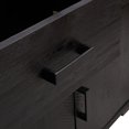 thumbnail image 5 of vidaXL Sideboard Black 110x35x70 cm Solid Pinewood, 5 of 5