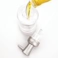 thumbnail image 3 of iDesign Hamilton Clear Glass Foaming Soap Pump, 3" x 3" x 8.3", Clear/Brushed, 3 of 5