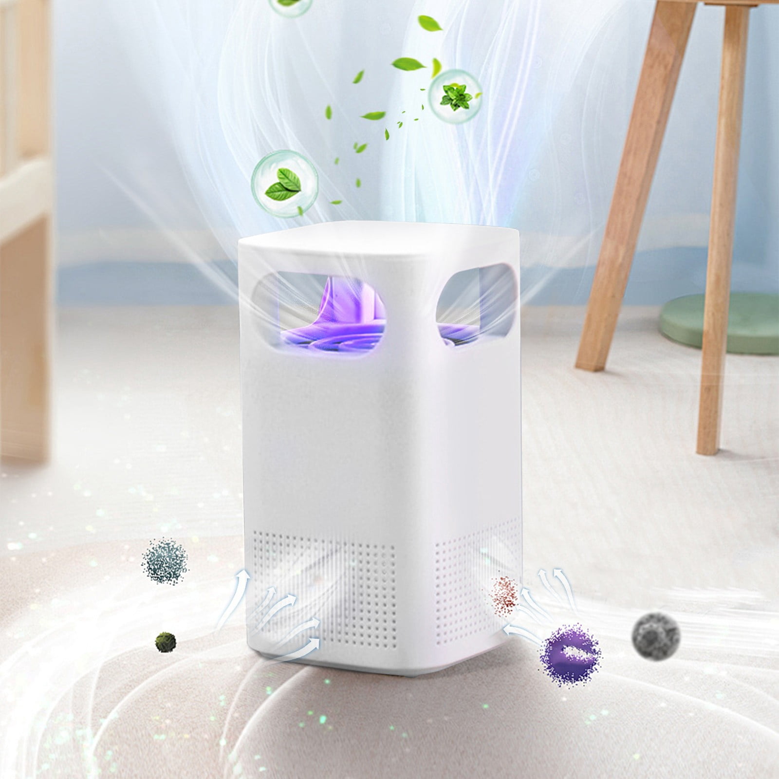 Suncoda 330 Sq Ft Portable Air Purifier, White