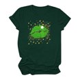thumbnail image 4 of T-Shirt de la Saint-Patrick pour Femmes, Mode, Imprimé de la Saint-Patrick, Col Rond, Manches Courtes, T-Shirt Décontracté, Haut, T-Shirts de la Saint-Patrick pour Femmes, 4 of 4