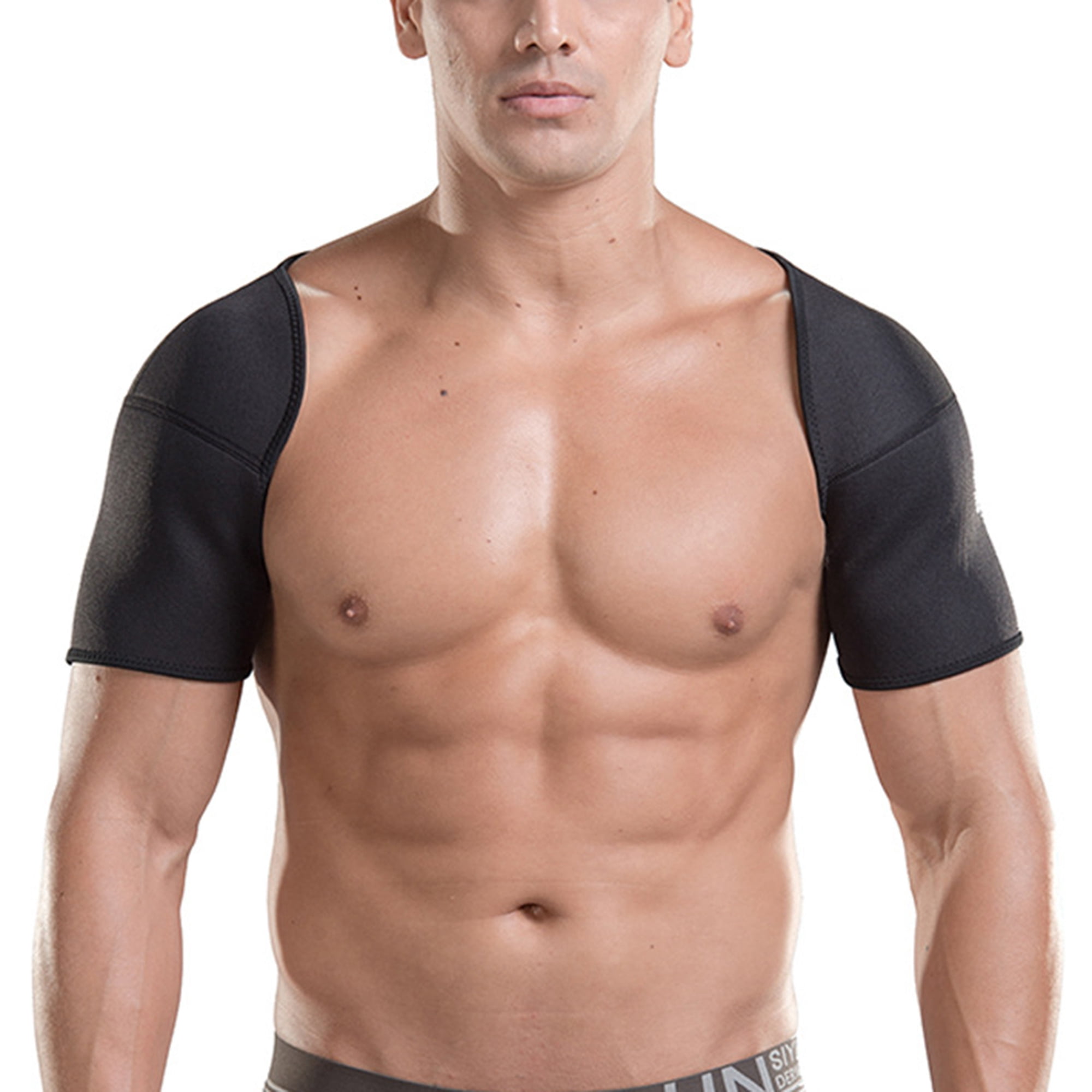 Kmbangi Shoulder Brace for Right and Left, Rotator Cuff Support, Dislocated AC Joint, Frozen Shoulder, Sprain, Soreness