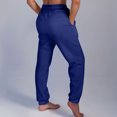thumbnail image 4 of FAIWAD Womens Cinch Bottom Sweatpants 2PC High Waisted Drawstring Fleece Baggy Jogger Workout Trousers, 4 of 7