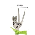 thumbnail image 3 of Garden Potting Decorated With Wrought Iron Spoons, 3 of 3