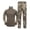 melon d\'eau Rouge, variante sur Ensemble de Détente Camouflage pour Homme, Tenue Deux Pièces en Polyester Doux, Tenue de Détente à Manches Longues pour le Confort à la Maison et les Sorties Décontractées
