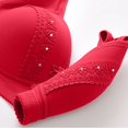 thumbnail image 3 of Besolor Wireless Bras for Women High Support Push up Gathering Bralettes Soft Full Coverage Underwear 2 Pack, 3 of 6