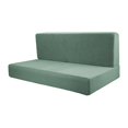 thumbnail image 3 of S SERENABLE 4 Pieces RV Seat Covers Soft Bench Covers Camper Cushion Covers for Trailers green, 3 of 8